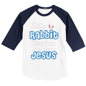 Easter Silly Rabbit Easter Is For Jesus Premium Baseball Sleeve Shirt