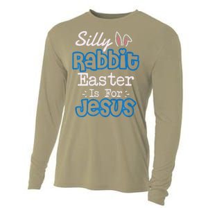 Easter Silly Rabbit Easter Is For Jesus Premium Cooling Performance Long Sleeve Crew