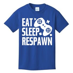 Eat Sleep Respawn Funny Video Gamer Gaming Humor Joke Cool Gift Kids T-Shirt