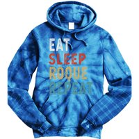 Eat Sleep Roque Repeat Funny Roque Player Gift Idea Vintage Gift Tie Dye Hoodie