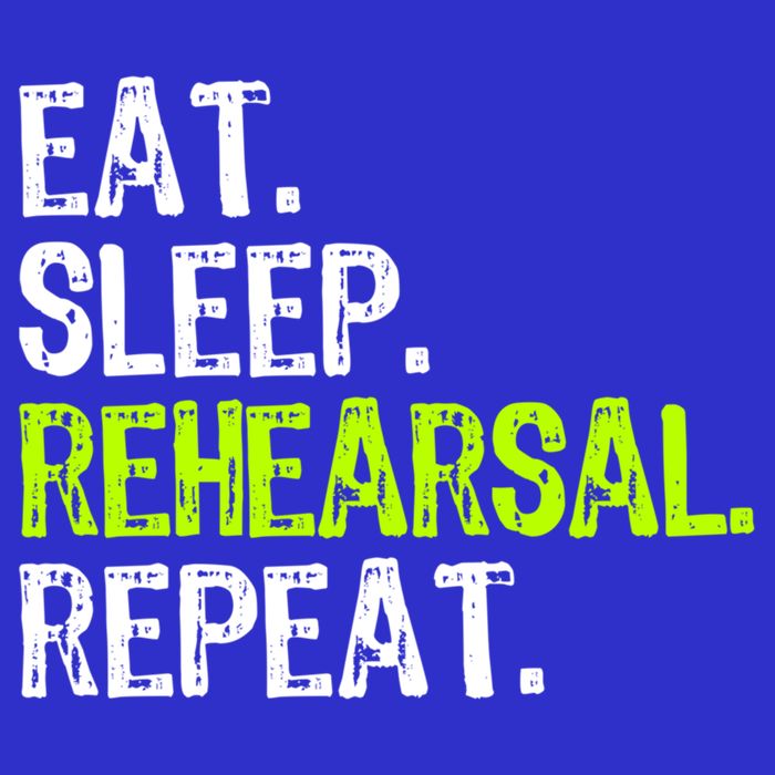 Eat Sleep Rehearsal Repeat Theatre Actor Theater Funny Gift Kids Sweatshirt