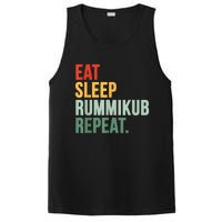 Eat Sleep Rummikub Repeat Multicolored Font PosiCharge Competitor Tank