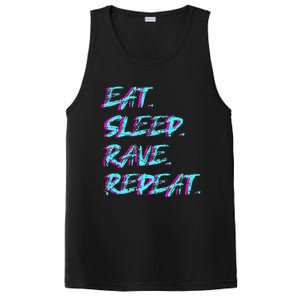 Eat Sleep Rave Repeat PosiCharge Competitor Tank