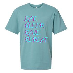 Eat Sleep Rave Repeat Sueded Cloud Jersey T-Shirt