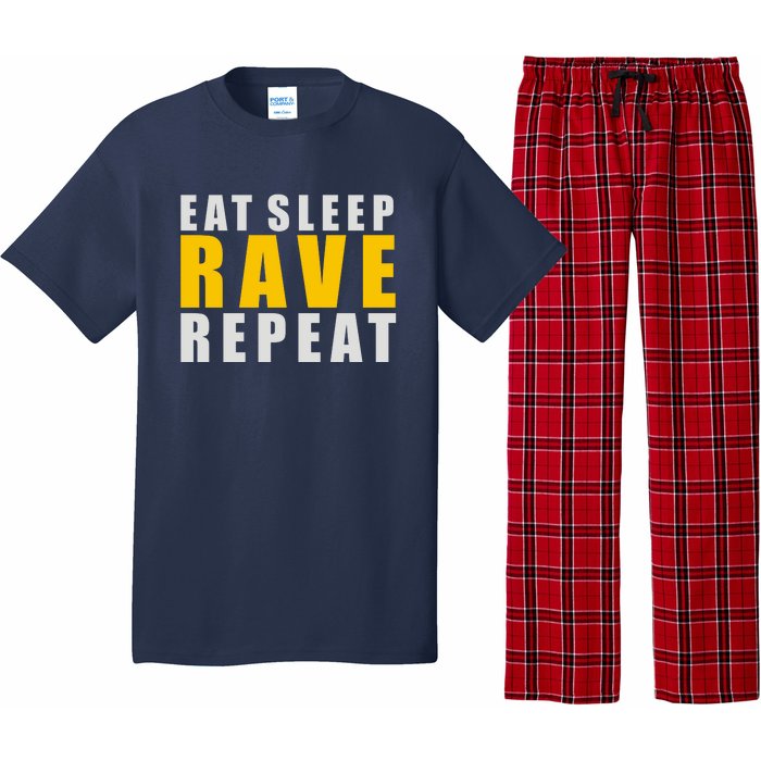 EAT SLEEP RAVE REPEAT Pajama Set