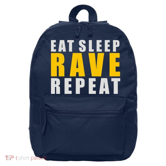 EAT SLEEP RAVE REPEAT 16 in Basic Backpack