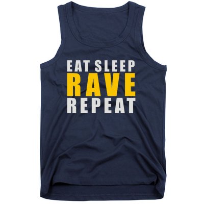 EAT SLEEP RAVE REPEAT Tank Top