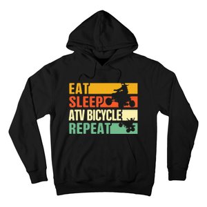 Eat Sleep Ride Repeat ATV Quad Bike Riding Four Wheelers Hoodie