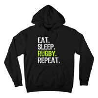 Eat Sleep Rugby Repeat Player Fan Lover Funny Hoodie