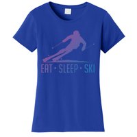 Eat Sleep Ski Skiing Skier Snow Winter Vacation Gift Women's T-Shirt