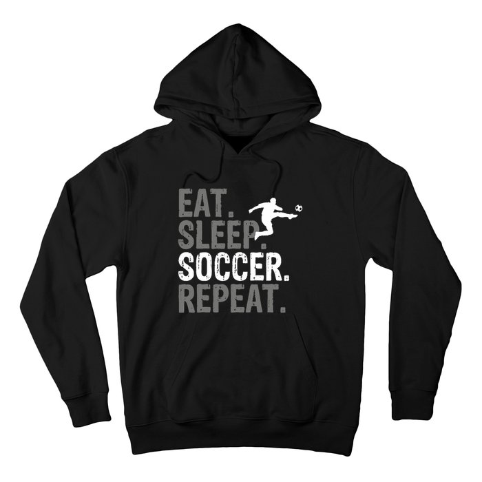 Eat Sleep Soccer Repeat Soccer Graphic Hoodie