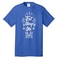 Eat Sleep Ski Skier Gift Tall T-Shirt