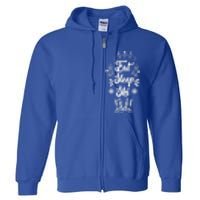 Eat Sleep Ski Skier Gift Full Zip Hoodie