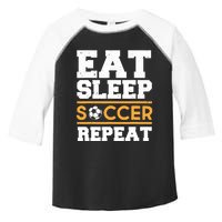 Eat Sleep Soccer Repeat Cool Soccer Player Gift Toddler Fine Jersey T-Shirt