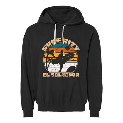 El Salvador Salvadorean Gifts El Salvadoran Roots Garment-Dyed Fleece Hoodie