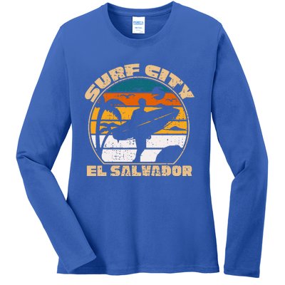 El Salvador Salvadorean Gifts El Salvadoran Roots Ladies Long Sleeve Shirt