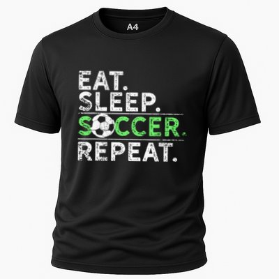 Eat Sleep Soccer Repeat For Soccer Player Coach Gift Performance Shirt