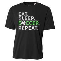 Eat Sleep Soccer Repeat For Soccer Player Coach Gift Cooling Performance Crew T-Shirt