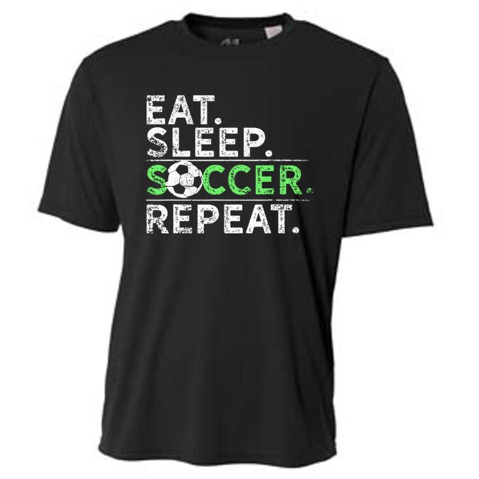 Eat Sleep Soccer Repeat For Soccer Player Coach Gift Cooling Performance Crew T-Shirt