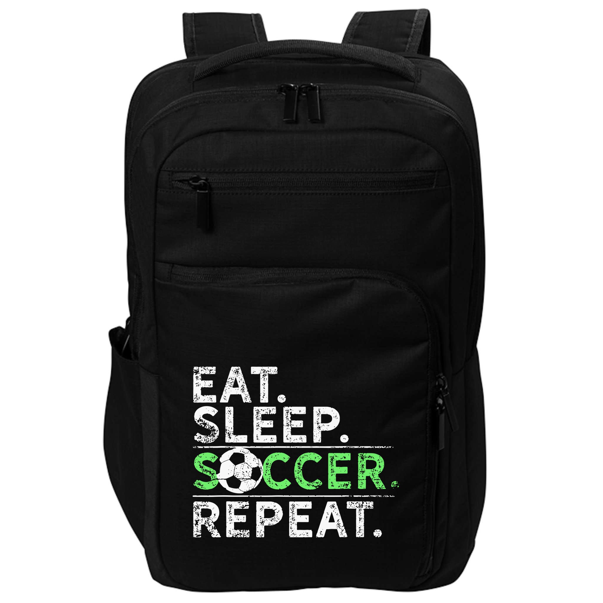 Eat Sleep Soccer Repeat For Soccer Player Coach Gift Impact Tech Backpack