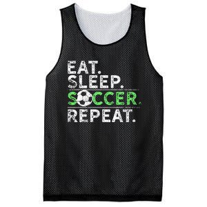 Eat Sleep Soccer Repeat For Soccer Player Coach Gift Mesh Reversible Basketball Jersey Tank