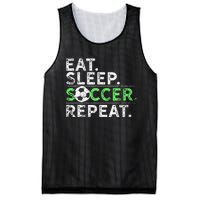 Eat Sleep Soccer Repeat For Soccer Player Coach Gift Mesh Reversible Basketball Jersey Tank