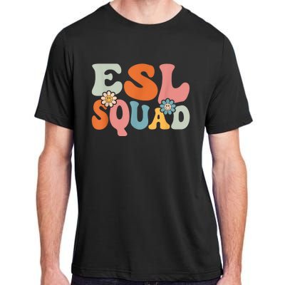 ESL Squad Shirt Funny Back To School Teachers Students Adult ChromaSoft Performance T-Shirt