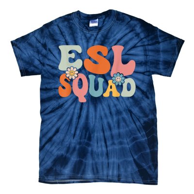 ESL Squad Shirt Funny Back To School Teachers Students Tie-Dye T-Shirt