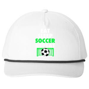 Eat Sleep Soccer Repeat Cool Soccer Lover Sport Player Tee Gift Snapback Five-Panel Rope Hat