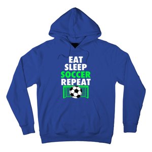 Eat Sleep Soccer Repeat Cool Soccer Lover Sport Player Tee Gift Hoodie