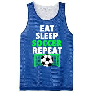 Eat Sleep Soccer Repeat Cool Soccer Lover Sport Player Tee Gift Mesh Reversible Basketball Jersey Tank