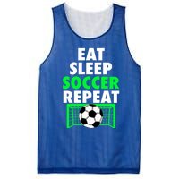 Eat Sleep Soccer Repeat Cool Soccer Lover Sport Player Tee Gift Mesh Reversible Basketball Jersey Tank