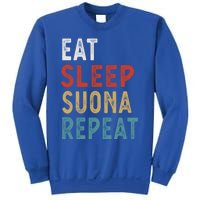 Eat Sleep Suona Repeat Funny Player Gift Idea Vintage Retro Gift Sweatshirt