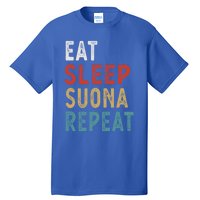 Eat Sleep Suona Repeat Funny Player Gift Idea Vintage Retro Gift Tall T-Shirt