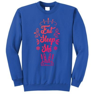 Eat Sleep Ski Skier Gift Sweatshirt