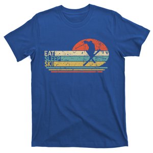 Eat Sleep Ski Lover Retiret Skiing For Skiers Gift T-Shirt