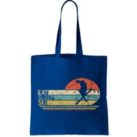 Eat Sleep Ski Lover Retiret Skiing For Skiers Gift Tote Bag