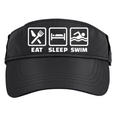 Eat sleep swim Adult Drive Performance Visor