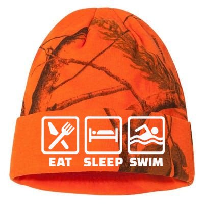 Eat sleep swim Kati Licensed 12" Camo Beanie