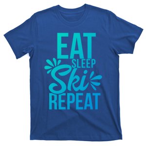 Eat Sleep Ski Repeat Motivational Gift Ace058b Great Gift T-Shirt