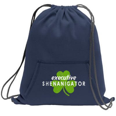 Executive Shenanigator St Patricks Day Sweatshirt Cinch Pack Bag