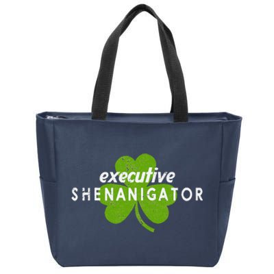 Executive Shenanigator St Patricks Day Zip Tote Bag