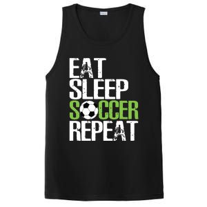 Eat Sleep Soccer Repeat Shirts Cool Sport Player Gift PosiCharge Competitor Tank