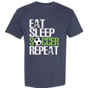 Eat Sleep Soccer Repeat Shirts Cool Sport Player Gift Garment-Dyed Heavyweight T-Shirt