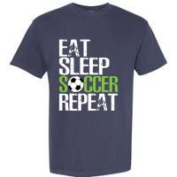 Eat Sleep Soccer Repeat Shirts Cool Sport Player Gift Garment-Dyed Heavyweight T-Shirt