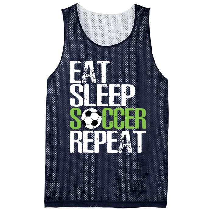 Eat Sleep Soccer Repeat Shirts Cool Sport Player Gift Mesh Reversible Basketball Jersey Tank