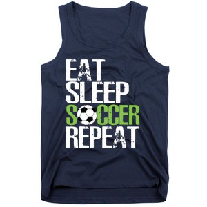 Eat Sleep Soccer Repeat Shirts Cool Sport Player Gift Tank Top