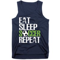 Eat Sleep Soccer Repeat Shirts Cool Sport Player Gift Tank Top