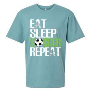 Eat Sleep Soccer Repeat Shirts Cool Sport Player Gift Sueded Cloud Jersey T-Shirt