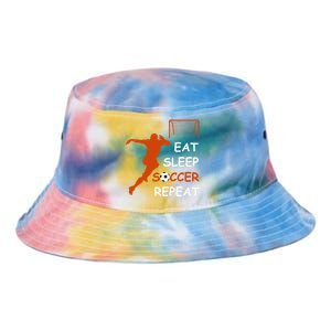 Eat Sleep Soccer Repeat funny Cool Sport Player Tie Dye Newport Bucket Hat